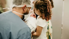 newborn sibling nurse