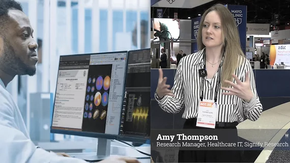 Healthcare IT analyst Amy Thompson from Signify Research explains trends in cardiology information systems at ACC 2025.